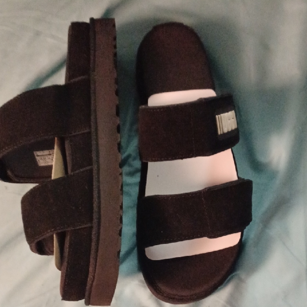 Womens Ugg Black Sandals